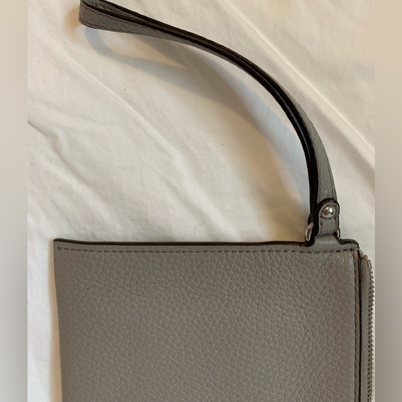 Like New, Michael Kors, Gray pebbled leather wristlet. Pristine condition!! - Picture 7 of 7